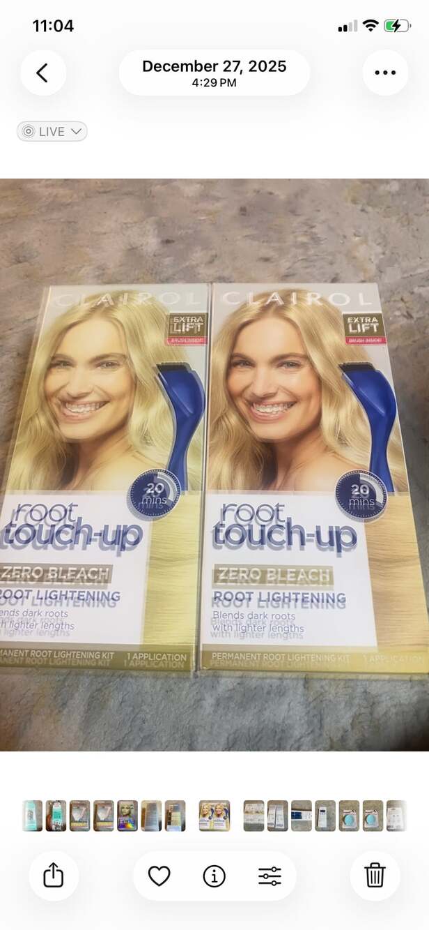 2 Clairol Root Touch-Up Zero Bleach Extra Lift Permanent Root Lightening Kit, 11